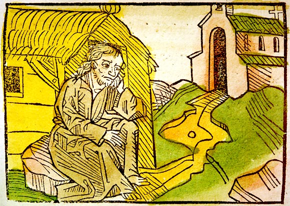 Holzschnitt im Pilgertraktat 1487
